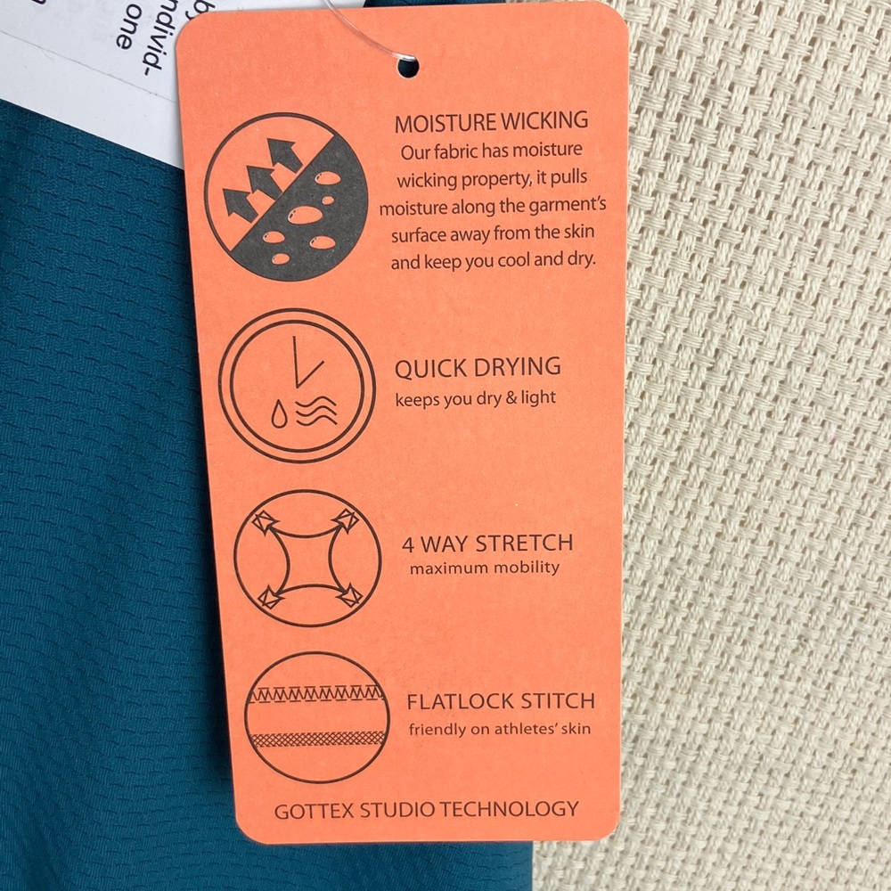 Gottex Skort Tennis Golf Pickleball Skirt Teal NWT - Picture 6 of 10